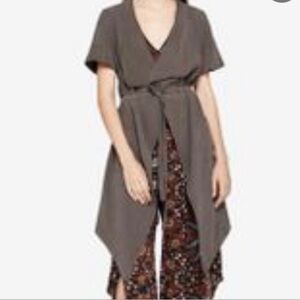 BCBGeneration Olive Layered Jumpsuit